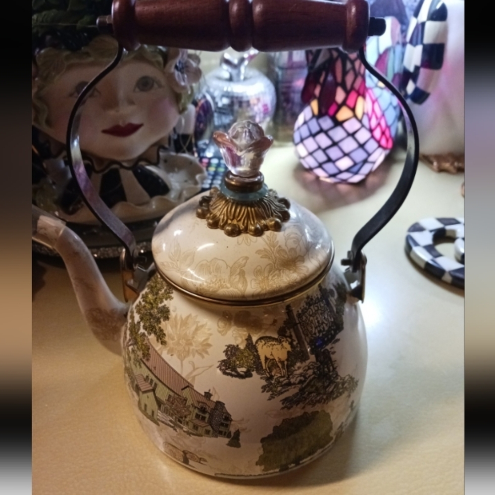 Mackenize Childs Teapot Retired